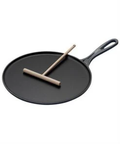 Le Creuset Le Creuster Gietijzeren Pannenkoekpan - Mat Zwart - 27cm -Pannen Verkoop 1000x1200