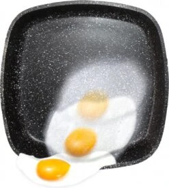 Herenthal Dubbele Grillpan - Ø 28 Cm - Koekenpan - Keramische Pan - Marmeren Coating Met Antiaanbaklaag - PFAS & PFOA Vrij - Pan - Grill - Vermindert Geur, Rook En Oliespatten - Zilver -Pannen Verkoop 1082x1200 1