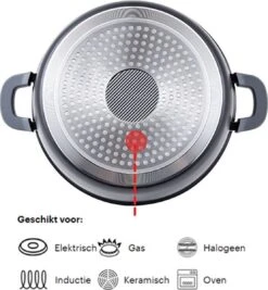 Cheffinger 28cm Lage Kookpot / Braadpan - CF-SC28 10 Cheffinger 28cm Lage Kookpot / Braadpan - CF-SC28 -Pannen Verkoop 1110x1200