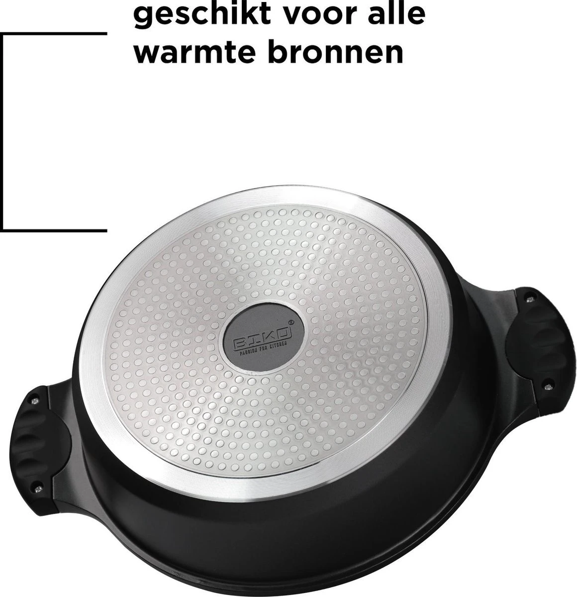 BIKO | Luxe Aluminium Tajine Inductie| Tagine | Geschikt Voor 4-8 Personen - Inductie - Zwart 3 BIKO | Luxe Aluminium Tajine Inductie| Tagine | Geschikt Voor 4-8 Personen - Inductie - Zwart - Afbeelding 3