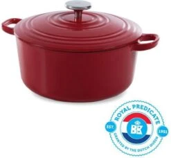 BK Bourgogne Braadpan Ø 24 Cm - Rood - Gietijzer - Inductie -Pannen Verkoop 1200x1106 2