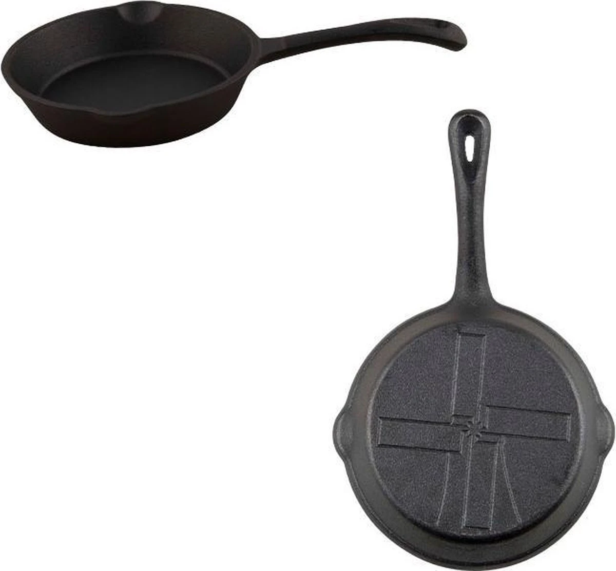 The Windmill Koekenpan Skillet Extra - 31,5 Cm - Gietijzer Zwart 20 The Windmill Koekenpan Skillet Extra - 31,5 Cm - Gietijzer Zwart - Afbeelding 20