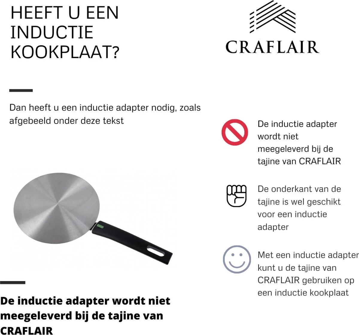 CRAFLAIR ~ Tajine ~ Ø 30 Cm ~ Geschikt Voor Inductie - Adapter ~ Handgemaakt ~ Geglazuurd Keramiek 3 CRAFLAIR ~ Tajine ~ Ø 30 Cm ~ Geschikt Voor Inductie - Adapter ~ Handgemaakt ~ Geglazuurd Keramiek - Afbeelding 3