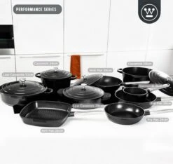 Westinghouse Performance Series - Steelpan Inductie 18cm - Zwart - Geschikt Voor Alle Warmtebronnen Inclusief Inductie En Ovenbestendig - Sauspan -Pannen Verkoop 1200x1138 1