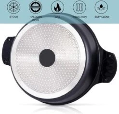 Tajine Agadir Inductie Arabisch Design Non-stick Shining Black -Pannen Verkoop 1200x1145 1