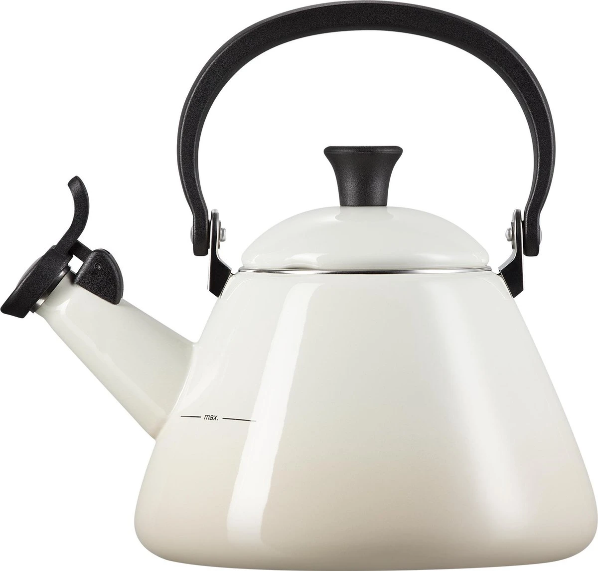 Le Creuset Fluitketel Kone - Meringue 3 Le Creuset Fluitketel Kone - Meringue - Afbeelding 3