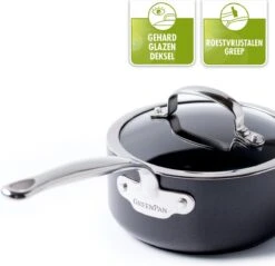 GreenPan Barcelona Infinity Pro Wokpan 28cm - Zwart - Inductie - PFAS-vrij -Pannen Verkoop 1200x1162