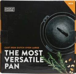 Merkloos Dutch Oven Medium Smokin' Flavours -Pannen Verkoop 1200x1166 1