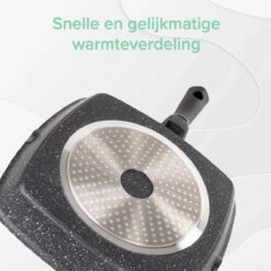 Coninx Grillpan 28CM - Steakpan - Afneembare Handgreep - PFAS-vrij - Grijs 14 Coninx Grillpan 28CM - Steakpan - Afneembare Handgreep - PFAS-vrij - Grijs -Pannen Verkoop 1200x1199 7