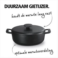 Brabantia The Dutch Braadpan - Matt Black - 28 Cm - Gietijzer -Pannen Verkoop 1200x1200 1098