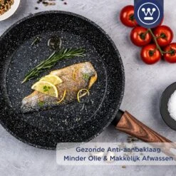 Westinghouse Koekenpan Inductie - Ø 28 Cm - Zwart Marmer - Speciale Editie -Pannen Verkoop 1200x1200 1187