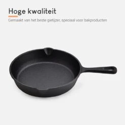 Ocina Gietijzeren Pan – Set Van 3 Stuks – ø25cm, ø19.5cm En ø16cm - Skillet - Koekenpan – Hapjespan – Koekenpan Inductie – Koekenpannenset - Gietijzeren Pan Bbq - Gietijzer - Incl. Receptenboek -Pannen Verkoop 1200x1200 1226