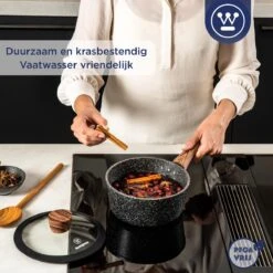 Westinghouse Steelpan Inductie - Ø 20 Cm - Zwart Marmer - Speciale Editie -Pannen Verkoop 1200x1200 144