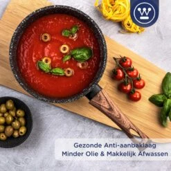 Westinghouse Steelpan Inductie - Ø 20 Cm - Zwart Marmer - Speciale Editie -Pannen Verkoop 1200x1200 145