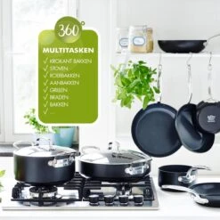 GreenPan Barcelona Infinity Pro Wokpan 28cm - Zwart - Inductie - PFAS-vrij -Pannen Verkoop 1200x1200 263