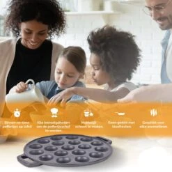 CuisiNoon® Poffertjespan Premium - Complete Poffertjesmaker Set - Inclusief Bakboek -Pannen Verkoop 1200x1200 302