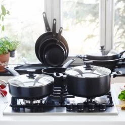 GreenPan Cambridge Koekenpannenset Ø 20cm + Ø 28cm - Zwart - Inductie - PFAS-vrij -Pannen Verkoop 1200x1200 42