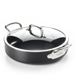 GreenPan Barcelona Infinity Pro Hapjespan Met Deksel 30cm - Zwart - Inductie - PFAS-vrij -Pannen Verkoop 1200x1200 500