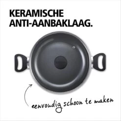 BRABANTIA INDU+ Hapjespan - Keramische Antiaanbaklaag - Met Deksel - Ø 28 Cm - Inductie - Pfas Vrij -Pannen Verkoop 1200x1200 514