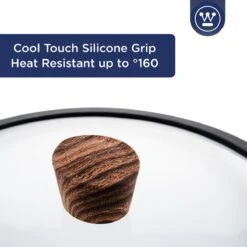 Westinghouse Hapjespan Inductie - Ø 28 Cm - Zwart Marmer Wood - Speciale Editie - Met Deksel - Geschikt Voor Alle Warmtebronnen -Pannen Verkoop 1200x1200 520