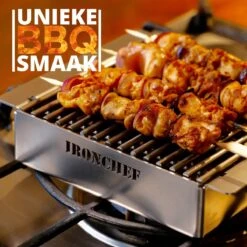 IRONCHEF Lavastenen Grill - Geschikt Voor Gasfornuis - Barbecue - BBQ - Grillplaat - Grilplaat - Bakplaat - Grillpan -Pannen Verkoop 1200x1200 567