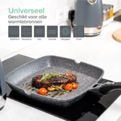 Coninx Grillpan 28CM - Steakpan - Afneembare Handgreep - PFAS-vrij - Grijs 11 Coninx Grillpan 28CM - Steakpan - Afneembare Handgreep - PFAS-vrij - Grijs -Pannen Verkoop 1200x1200 625