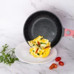 Royalty Line Inductie Pannenset - Luxe 14-delige Pannenset Marmeren Coating - Pannen Met Afneembare Handvaten - Oven-Ready - PFAS-Vrij - Voor Alle Warmtebronnen - Afneembare Koudgrepen - Antiaanbaklaag - Koekenpan Met Glazen Deksels - Roze -Pannen Verkoop 1200x1200 86