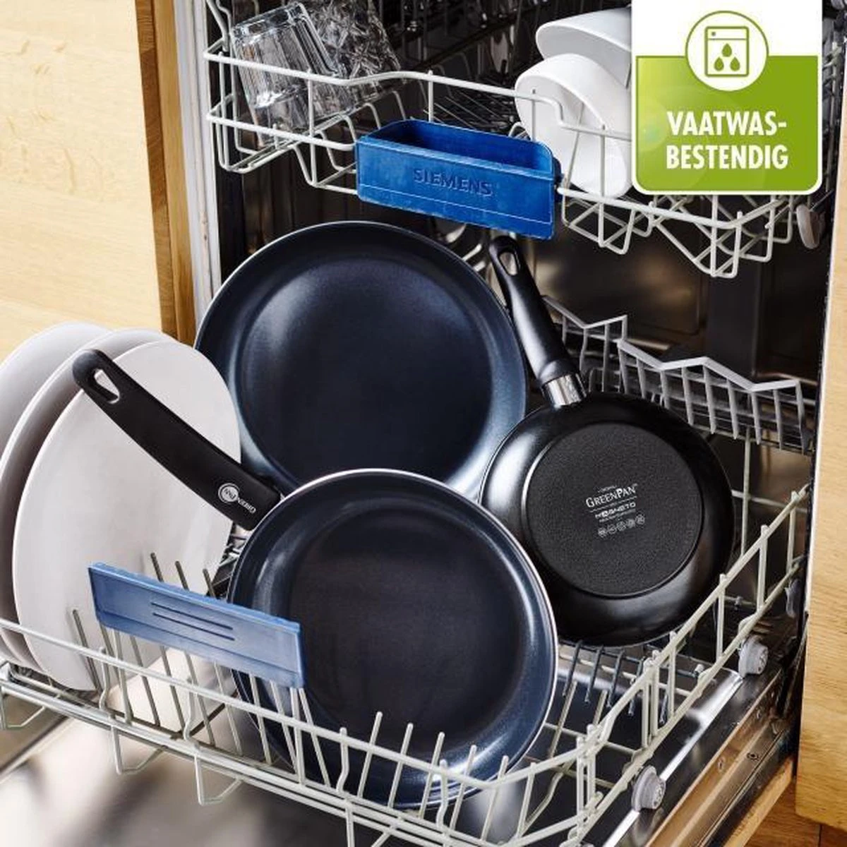 GreenPan Cambridge Steelpan 16cm - Zwart - Inductie - PFAS-vrij 6 GreenPan Cambridge Steelpan 16cm - Zwart - Inductie - PFAS-vrij - Afbeelding 6