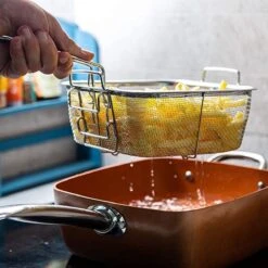 Nuovva Koperen Frituurpan, Met Diepe Zijkanten & Deksel 17 Nuovva Koperen Frituurpan, Met Diepe Zijkanten & Deksel -Pannen Verkoop 1200x1200 98