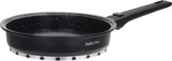 Swiss Pro+ | Set 14 Delige Pannenset | Inductie - Pannensets - Glazen Deksel - Met Afneembare Handgreep - Marmeren Interieur -PFAS-vrij | Black (Zwart) -Pannen Verkoop 1200x427