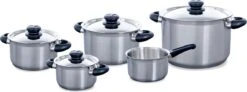 BK Karaat+ Pannenset - 5-delig - RVS – Geschikt Voor Alle Warmtebronnen -Pannen Verkoop 1200x445