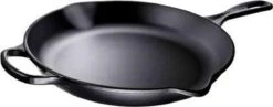 Le Creuset - Gietijzeren Ronde Skillet In Mat Zwart 23cm -Pannen Verkoop 1200x472