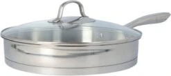 4goodz Dubbelwandige RVS Hapjespan Met Deksel 28 Cm - Zilver -Pannen Verkoop 1200x536 1