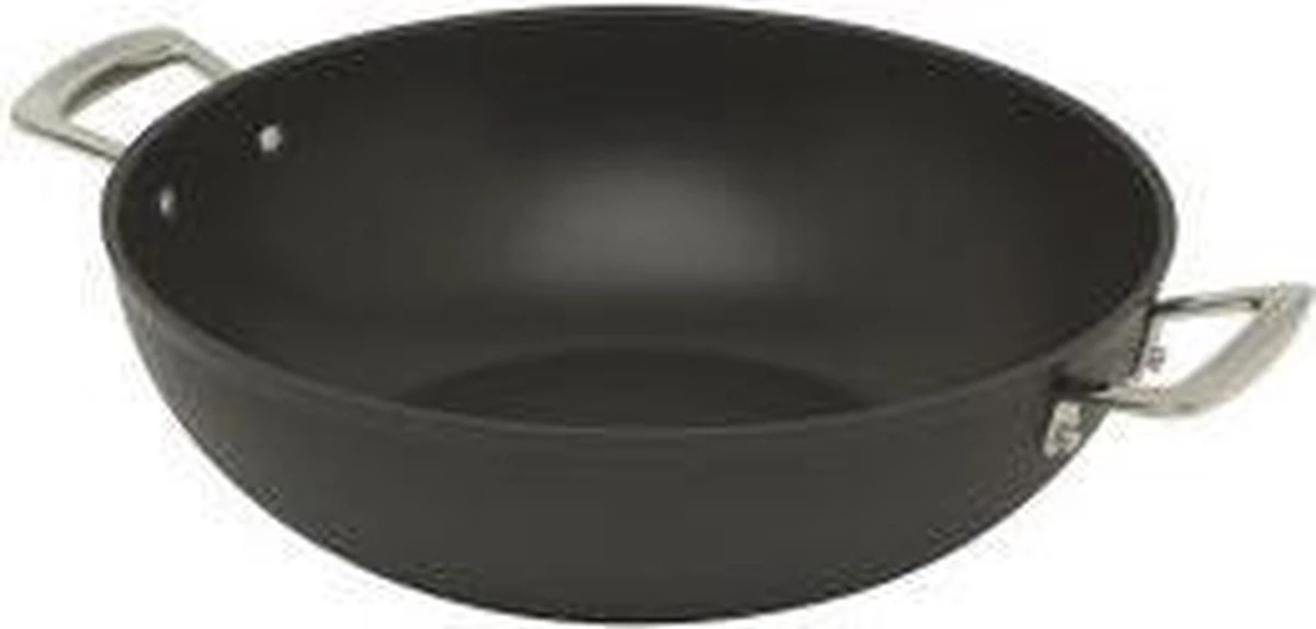 LE CREUSET - Les Forgees - Wokpan 32cm 6,0l 4 LE CREUSET - Les Forgees - Wokpan 32cm 6,0l - Afbeelding 4