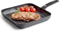 GreenPan Cambridge Grillpan 28cm - Zwart - Inductie - PFAS-vrij -Pannen Verkoop 1200x634 1
