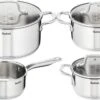 Tefal Virtuoso Pannenset 4-delig - Kookpan Ø 16/20/24 Cm + Steelpan Ø 16 Cm