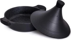 Aluminium Tajine Agadir- Matt Black Geschikt Ook Voor Inductie 14 Aluminium Tajine Agadir- Matt Black Geschikt Ook Voor Inductie -Pannen Verkoop 1200x679 1
