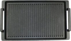 Eurolux Grillplaat Met Grepen - 41 X 24 X 2.5 Cm - Zwart - Aluminium - Geschikt Voor Alle Warmtebronnen 12 Eurolux Grillplaat Met Grepen - 41 X 24 X 2.5 Cm - Zwart - Aluminium - Geschikt Voor Alle Warmtebronnen -Pannen Verkoop 1200x689 5