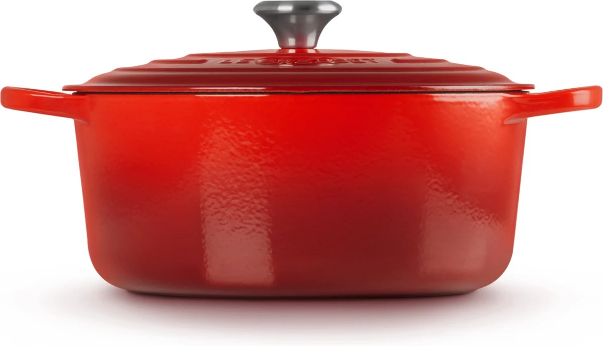 Le Creuset Braadpan Signature Kersenrood - ø 28 Cm / 6.7 Liter 3 Le Creuset Braadpan Signature Kersenrood - ø 28 Cm / 6.7 Liter - Afbeelding 3