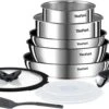 Tefal Ingenio Virtuoso Hoogwaardig Roestvrij Stalen Pannenset - 9 Delig