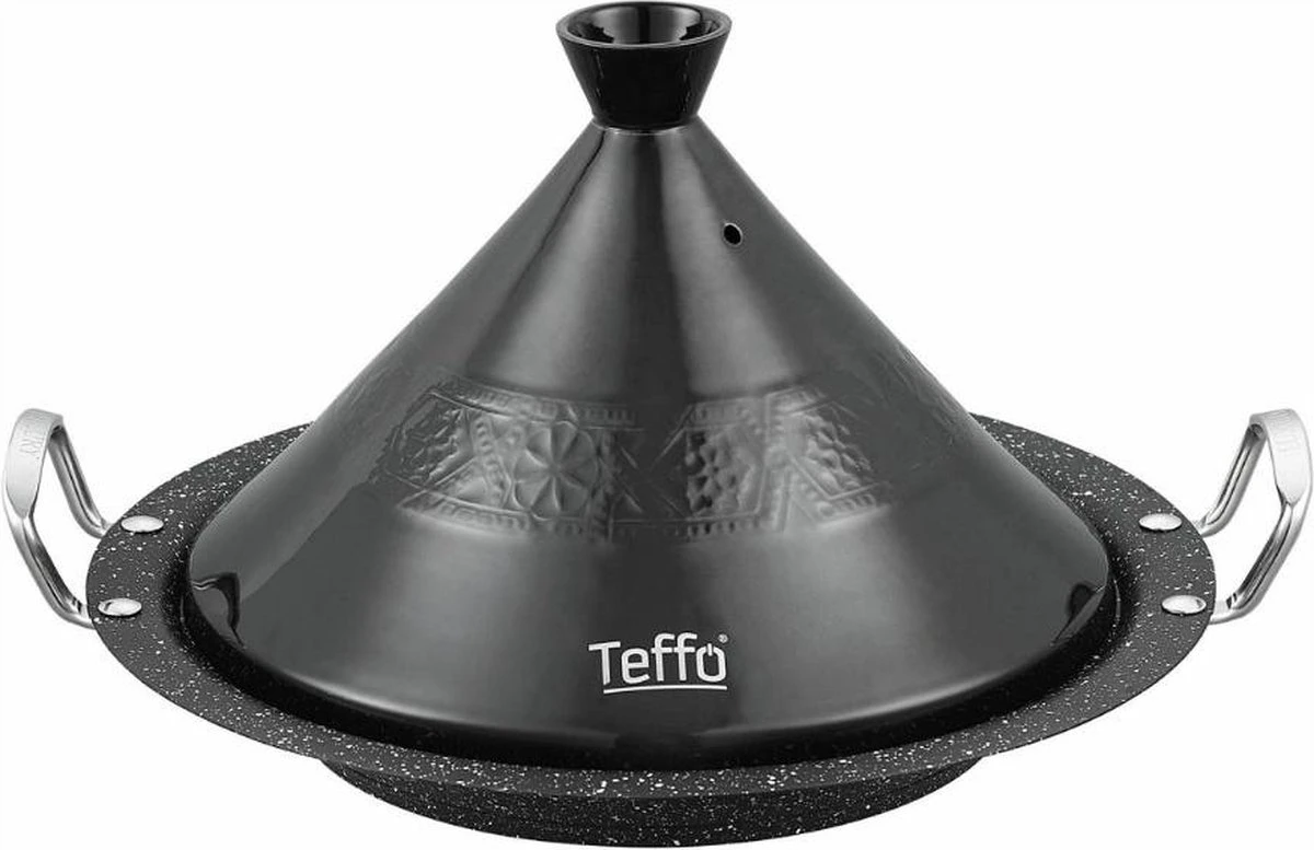 Tajine Teffo - Graniet - Geschikt Voor Alle Kookplaten, Inclusief Inductie - Zwart 1 Tajine Teffo - Graniet - Geschikt Voor Alle Kookplaten, Inclusief Inductie - Zwart