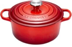 Le Creuset Gietijzeren Braadpan - 26cm 5,3 L - Kersenrood -Pannen Verkoop 1200x792