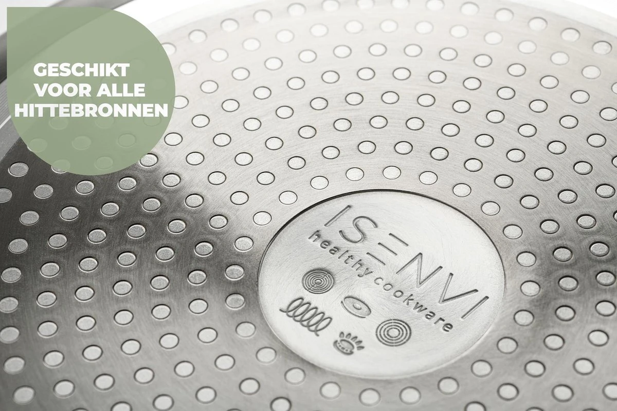 ISENVI Avon Plus Pannenset - Pannenset 5 Delig - Ergo Grepen 3 ISENVI Avon Plus Pannenset - Pannenset 5 Delig - Ergo Grepen - Afbeelding 3