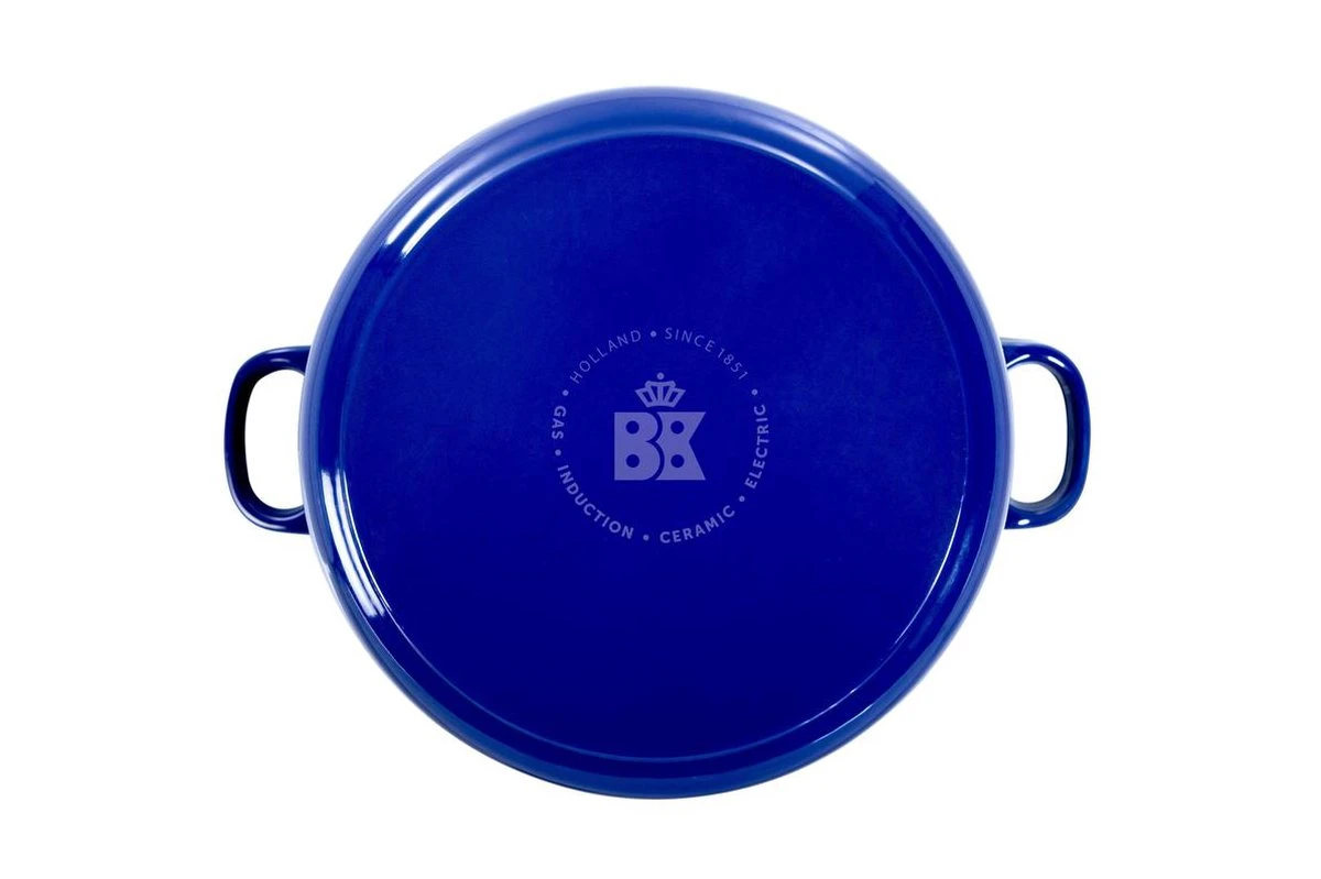 BK Bourgogne Braadpan Ø 24 Cm - Blauw - Gietijzer - Inductie 6 BK Bourgogne Braadpan Ø 24 Cm - Blauw - Gietijzer - Inductie - Afbeelding 6
