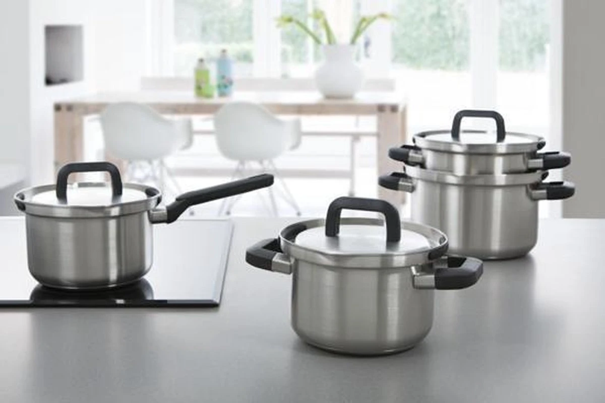 BK Flow Cool Pannenset - 5-delig - Veilig Afgietsysteem 10 BK Flow Cool Pannenset - 5-delig - Veilig Afgietsysteem - Afbeelding 10