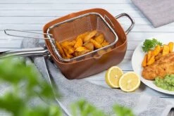 Nuovva Koperen Frituurpan, Met Diepe Zijkanten & Deksel 11 Nuovva Koperen Frituurpan, Met Diepe Zijkanten & Deksel -Pannen Verkoop 1200x800 31