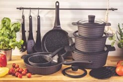 Edënbërg Gray Line - 15-delige Luxe Pannenset Van Gesmeed Aluminium 17 Edënbërg Gray Line - 15-delige Luxe Pannenset Van Gesmeed Aluminium -Pannen Verkoop 1200x800 67