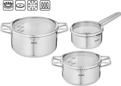 Tefal Nordica Pannenset 3 Delig - Steelpan Ø 16 Cm & Kookpan Ø 20 + Ø 24 Cm -Pannen Verkoop 1200x853 3
