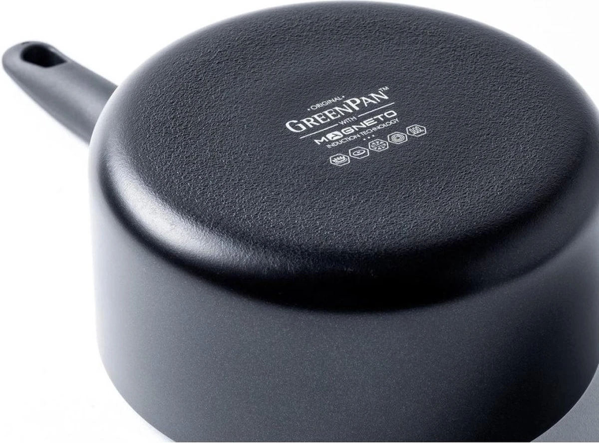 GreenPan Cambridge Steelpan 16cm - Zwart - Inductie - PFAS-vrij 9 GreenPan Cambridge Steelpan 16cm - Zwart - Inductie - PFAS-vrij - Afbeelding 9
