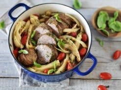 BK Bourgogne Braadpan Ø 24 Cm - Blauw - Gietijzer - Inductie